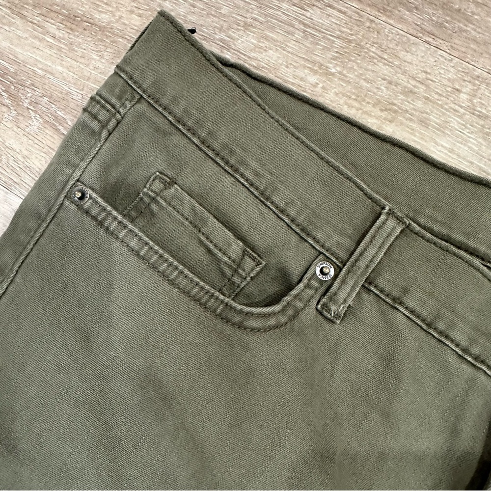 Jessica Simpson High Rise Ankle Skinny Green size 14 - Picture 6 of 7